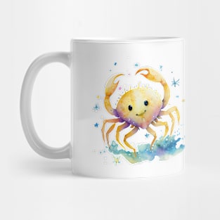 Watercolor Zodiac Cancer Mug